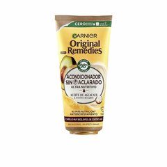 Кондиционер без ополаскивателя Garnier Original Remedies, масло ши (карите), питательное ревитализирующее средство Авокадо, 200 мл цена и информация | Бальзамы, кондиционеры | pigu.lt