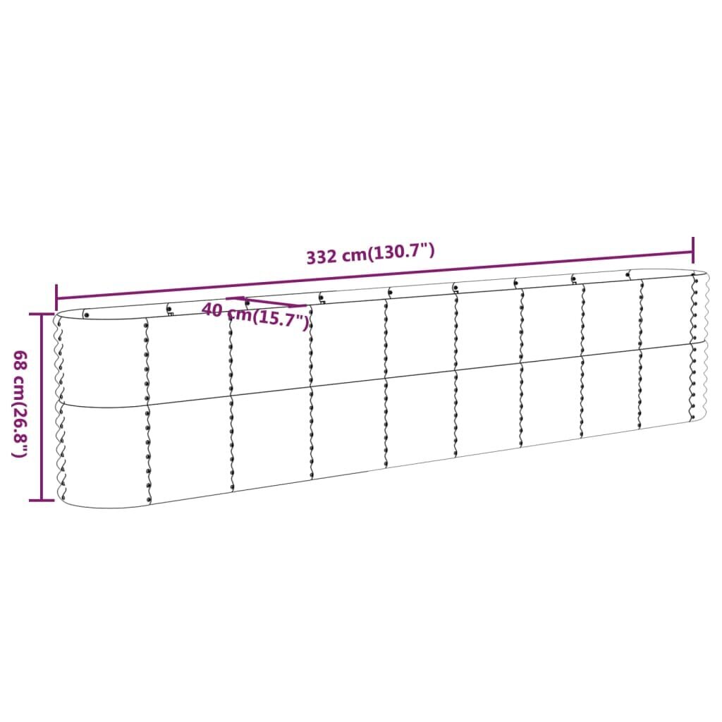 Sodo lovelis 68 cm цена и информация | Loveliai | pigu.lt