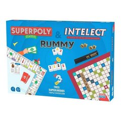 Игра Falomir Superpoly, Intelect & Rummy цена и информация | Настольные игры, головоломки | pigu.lt