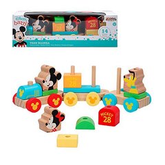 Traukinys Mickey & Minnie 14 pcs 34 cm kaina ir informacija | Žaislai kūdikiams | pigu.lt