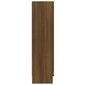 Vitrininė spintelė, ruda ąžuolo, 82,5x30,5x115cm, mediena kaina ir informacija | Lentynos | pigu.lt