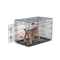 Клетка для собаки 92,5 х 57,5 х 64 см с дверцей цена и информация | Переноски, сумки | pigu.lt