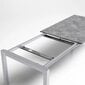 Išplėčiamas lauko stalas Kettler Cubic, 150x95 cm, pilkas kaina ir informacija | Lauko stalai, staliukai | pigu.lt