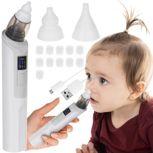 Elektrinis nosies aspiratorius (siurbtukas) kūdikiams - vaikams kaina ir informacija | Sveikatos priežiūros priemonės | pigu.lt