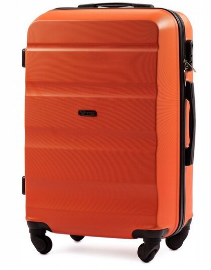 Nedidelis oranžinis lagaminas Wings AT01 (dydis S) kaina ir informacija | Lagaminai, kelioniniai krepšiai | pigu.lt