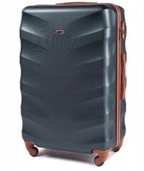 Среднего размера чемодан Wings BS402, размер M, тёмно-зелёный цена и информация | Чемоданы, дорожные сумки  | pigu.lt