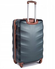 Большой чемодан Wings BS402, размер L, тёмно-зелёный цена и информация | Чемоданы, дорожные сумки  | pigu.lt