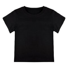 Футболка с короткими рукавами, черная цена и информация | Рубашка для мальчиков | pigu.lt