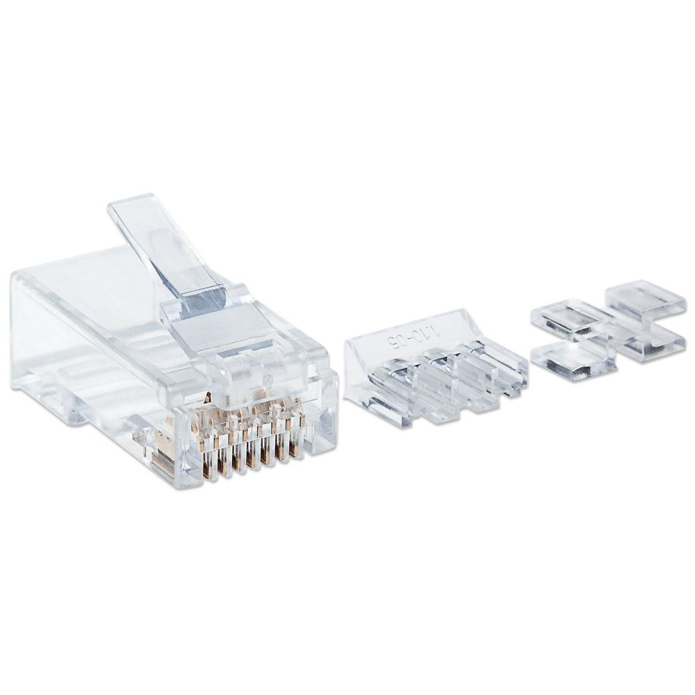 Kištukai Intellinet RJ45 8P/8C UTP Cat6, 80 vnt kaina ir informacija | Komponentų priedai | pigu.lt