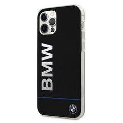 BMW Case BMHCP12MPCUBBK skirtas Apple iPhone 12/12 Pro 6.1", juodas kaina ir informacija | Telefono dėklai | pigu.lt