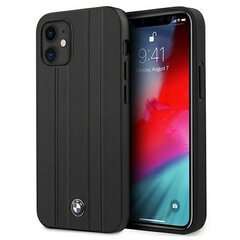 BMW Case BMHCP12STTBK skirtas Apple iPhone 12 mini 5,4", juodas цена и информация | Чехлы для телефонов | pigu.lt