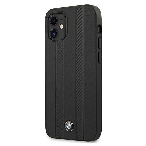 BMW Case BMHCP12STTBK skirtas Apple iPhone 12 mini 5,4", juodas цена и информация | Telefono dėklai | pigu.lt