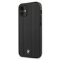 BMW Case BMHCP12STTBK skirtas Apple iPhone 12 mini 5,4", juodas цена и информация | Telefono dėklai | pigu.lt