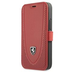 Ferrari FEOGOFLBKP12SRE iPhone 12 mini 5,4" czerwony|red book Off Track Perforated цена и информация | Чехлы для телефонов | pigu.lt