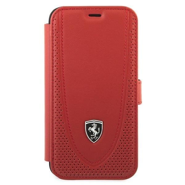 Telefono dėklas Ferrari FEOGOFLBKP12SRE iPhone 12 mini 5,4" kaina ir informacija | Telefono dėklai | pigu.lt