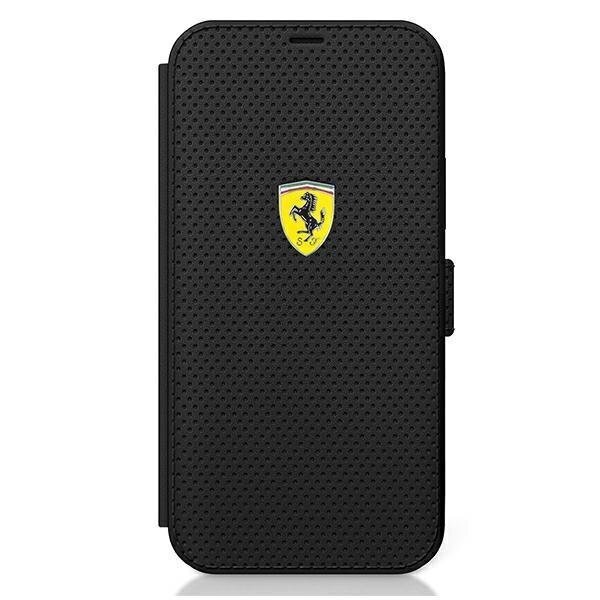 Telefono dėklas Ferrari FESPEFLBKP12LBK iPhone 12 Pro Max 6,7" kaina ir informacija | Telefono dėklai | pigu.lt