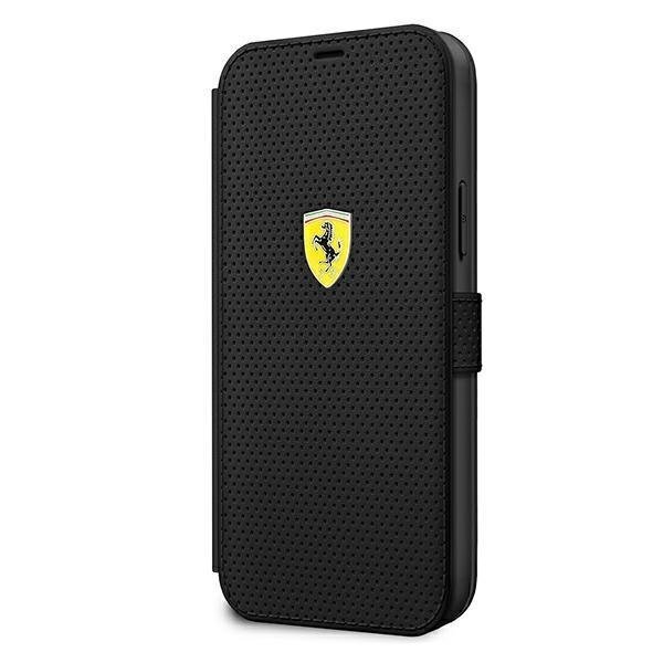 Telefono dėklas Ferrari FESPEFLBKP12LBK iPhone 12 Pro Max 6,7" kaina ir informacija | Telefono dėklai | pigu.lt