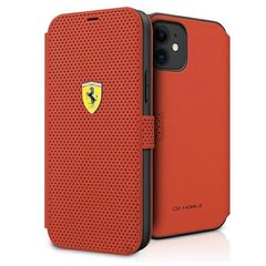 Telefono dėklas Ferrari FESPEFLBKP12SRE iPhone 12 mini 5,4" kaina ir informacija | Telefono dėklai | pigu.lt