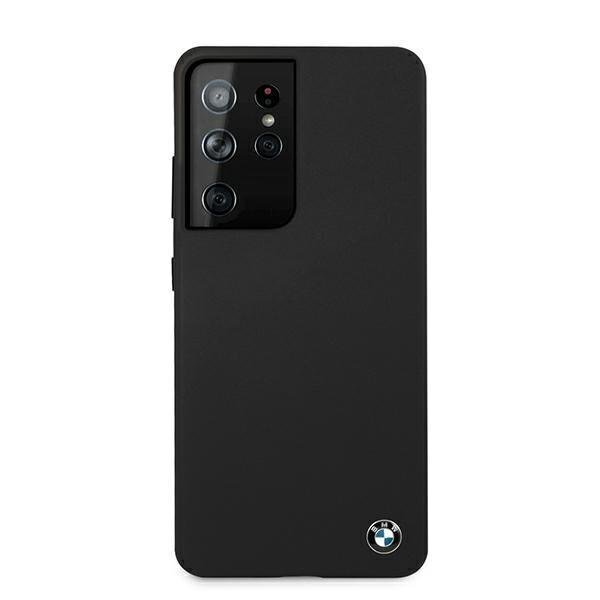 BMW Case BMHCS21LSILBK skirtas Samsung S21 Ultra G998, juodas kaina ir informacija | Telefono dėklai | pigu.lt