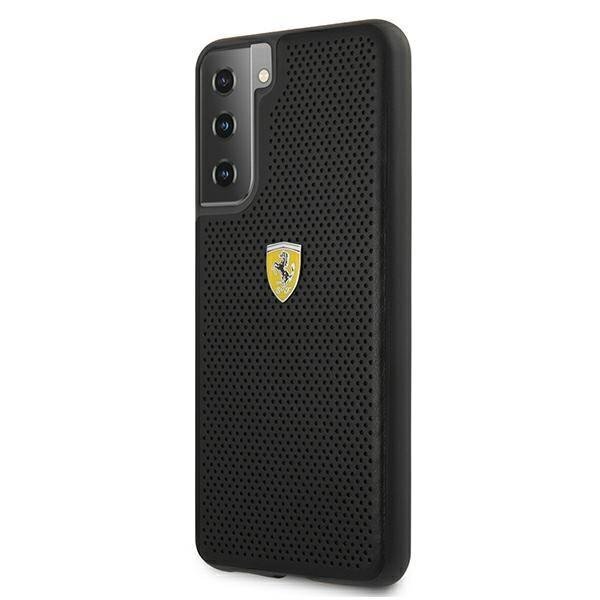 Telefono dėklas Ferrari FESPEHCS21MBK S21+ G996 kaina ir informacija | Telefono dėklai | pigu.lt