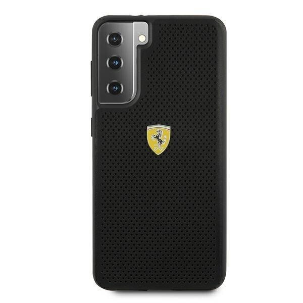 Telefono dėklas Ferrari FESPEHCS21MBK S21+ G996 kaina ir informacija | Telefono dėklai | pigu.lt