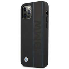 BMW Case BMHCP12LRWBOK skirtas Apple iPhone 12 Pro Max 6.7", juodas цена и информация | Чехлы для телефонов | pigu.lt