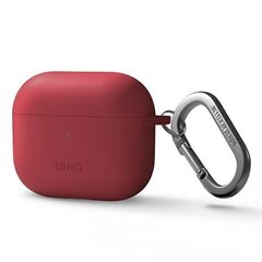 Наушники Uniq Nexo AirPods 3 Red цена и информация | Теплая повязка на уши, черная | pigu.lt