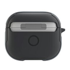 UNIQ etui Valencia AirPods Pro czarny|midnight black Antimicrobial цена и информация | Аксессуары для наушников | pigu.lt