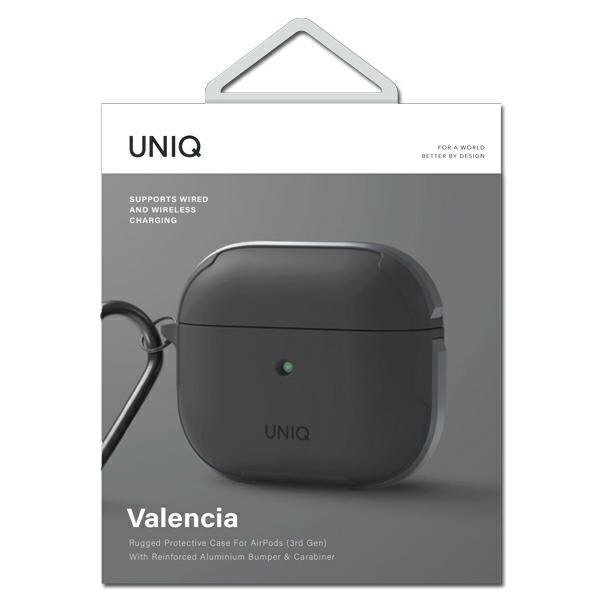 Uniq Valencia AirPods 3 Grey kaina ir informacija | Ausinės | pigu.lt