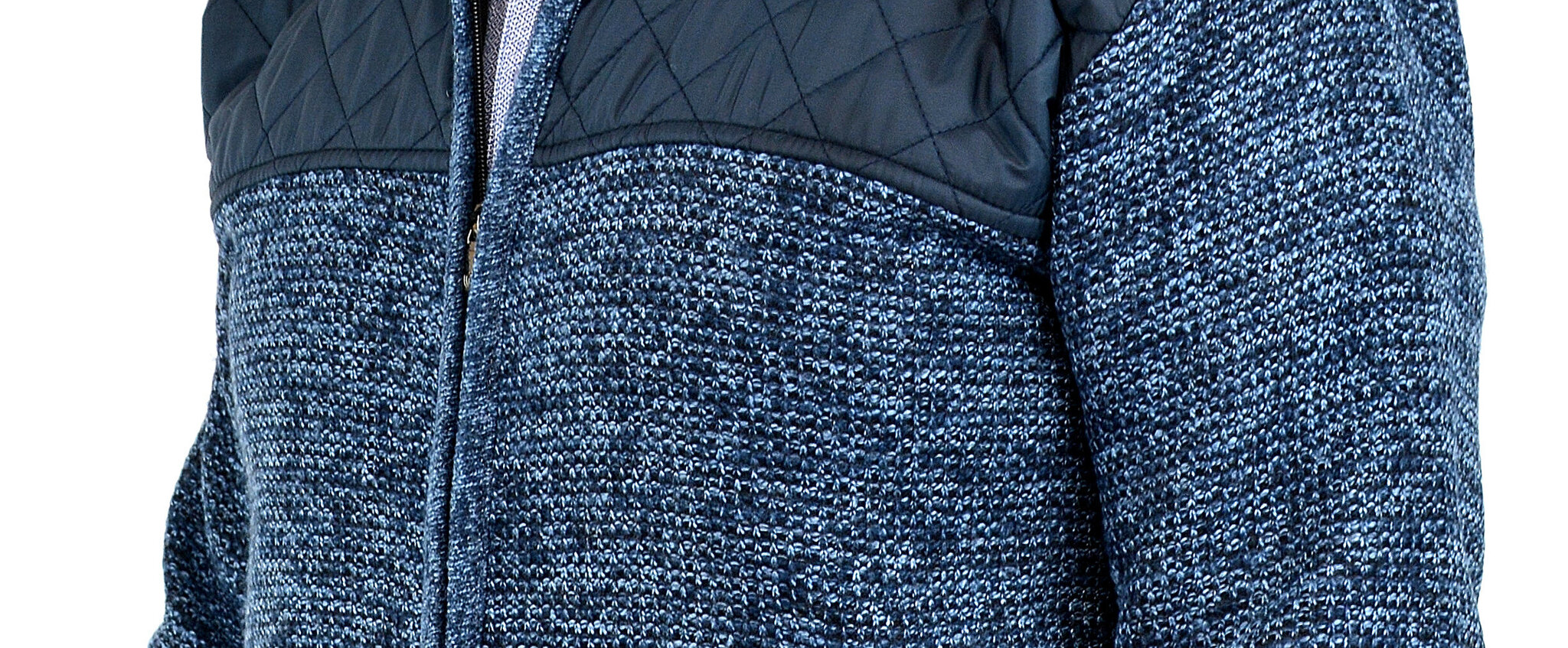 Megztinis vyrams su užtrauktuku Ot-thomas 1673, mėlynas kaina ir informacija | Megztiniai vyrams | pigu.lt