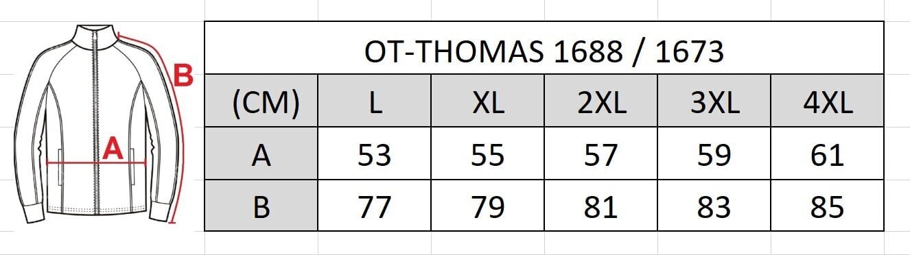 Megztinis vyrams su užtrauktuku Ot-thomas 1673, mėlynas kaina ir informacija | Megztiniai vyrams | pigu.lt