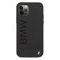 BMW Case BMHCP12LSLLBK skirtas Apple iPhone 12 Pro Max 6.7", juodas kaina ir informacija | Telefono dėklai | pigu.lt