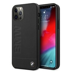 BMW Case BMHCP12LSLLBK skirtas Apple iPhone 12 Pro Max 6.7", juodas цена и информация | Чехлы для телефонов | pigu.lt