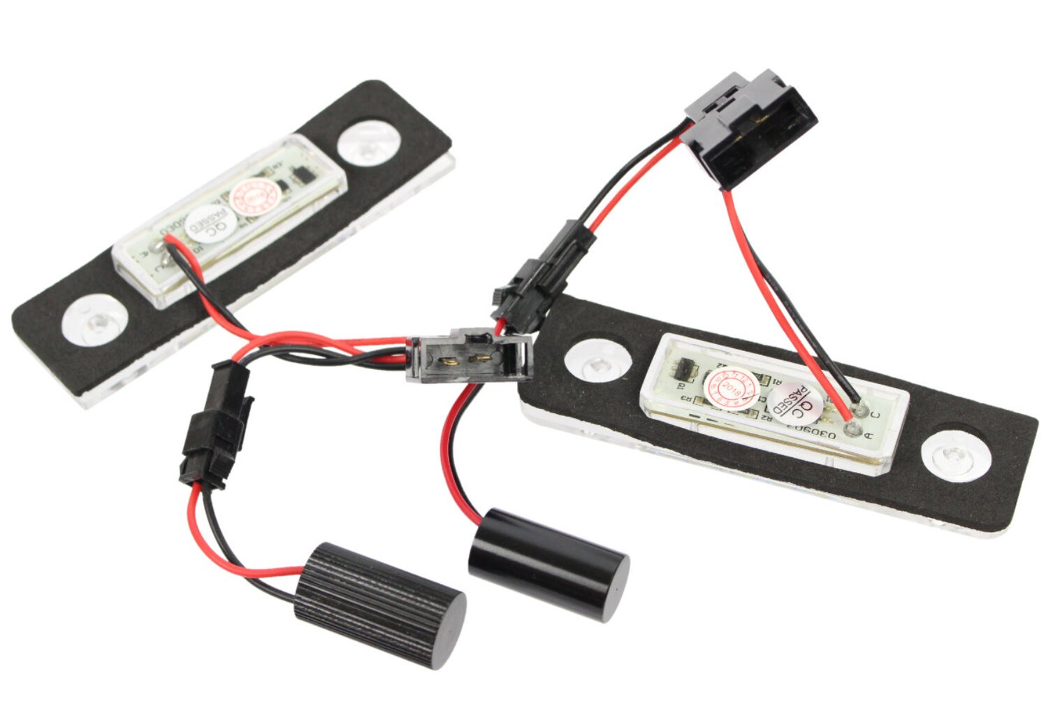 LED valstybinio numerio ženklo žibintų komplektas, AutoTune, skirtas Skoda Octavia II FL, Skoda Roomster I (5J) kaina ir informacija | Automobilių žibintai | pigu.lt