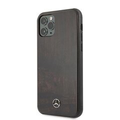 Mercedes MEHCN65VWOBR iPhone 11 Pro Max hard case brązowy|brown Wood Line Rosewood цена и информация | Чехлы для телефонов | pigu.lt