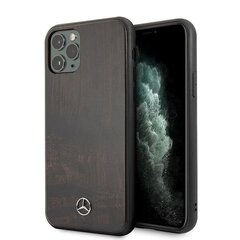 Mercedes MEHCN65VWOBR iPhone 11 Pro Max hard case brązowy|brown Wood Line Rosewood цена и информация | Чехлы для телефонов | pigu.lt