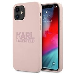 Чехол Karl Lagerfeld KLHCP12SSTKLTLP для телефона iPhone 12 mini 5.4 " цена и информация | Чехлы для телефонов | pigu.lt