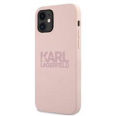 Чехол Karl Lagerfeld KLHCP12SSTKLTLP для телефона iPhone 12 mini 5.4 " цена и информация | Чехлы для телефонов | pigu.lt