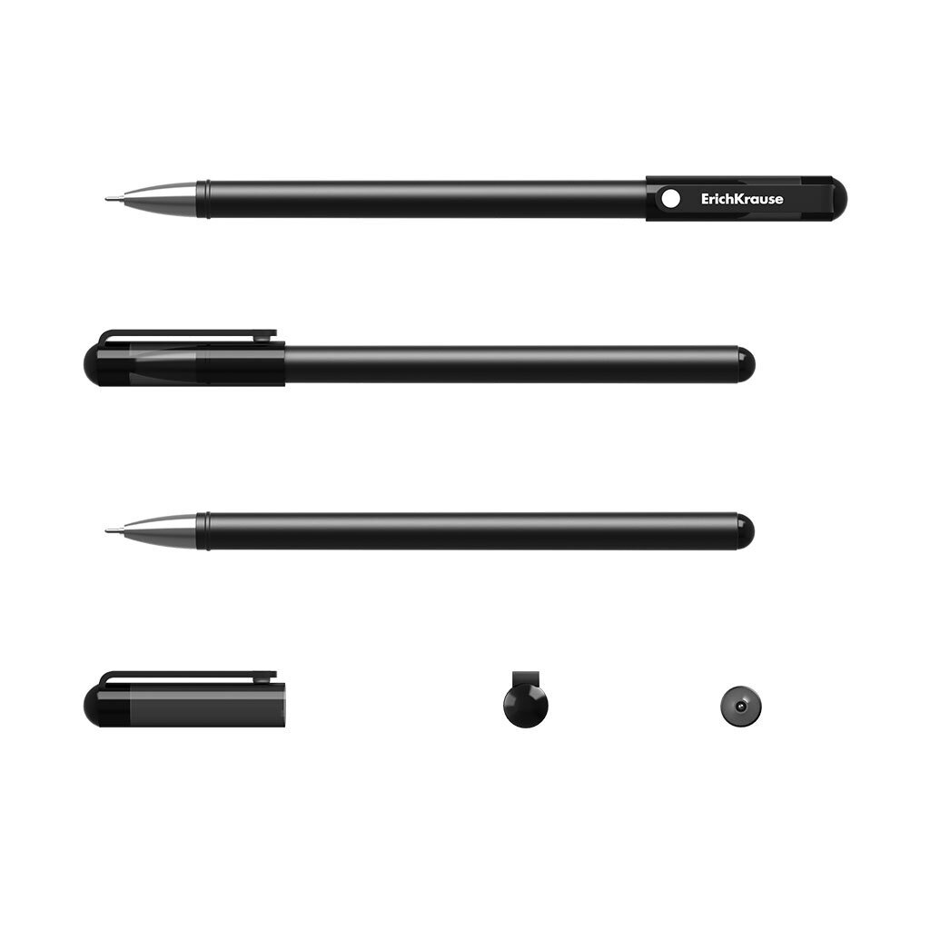 Gelinis rašiklis ErichKrause® G-Soft, juodas, 12 vnt. цена и информация | Rašymo priemonės | pigu.lt