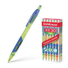 Ручка шариковая автоматическая ErichKrause®, XR-30 Spring, синий, 12 шт цена и информация | Письменные принадлежности | pigu.lt