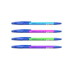 Ручка шариковая ErichKrause®, R-301 Neon Stick&Grip, 0,7 мм, синий, 50 шт цена и информация | Письменные принадлежности | pigu.lt