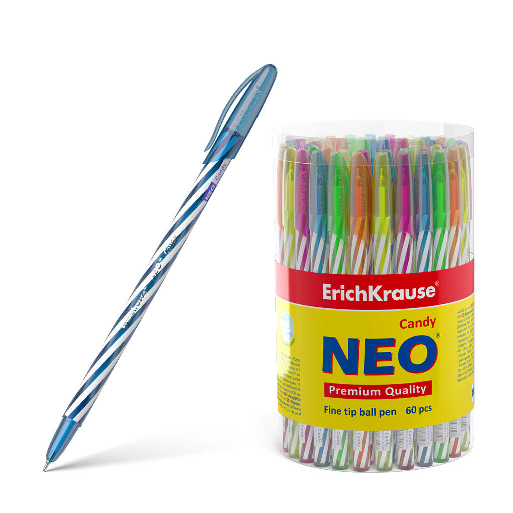 Tušinukas ErichKrause® Neo® Candy, mėlyna, 60 vnt. цена и информация | Rašymo priemonės | pigu.lt