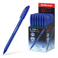 Tušinukas ErichKrause ® U-108 Original Stick 1.0, Ultra Glide Technology, mėlynas, 50 vnt. kaina ir informacija | Rašymo priemonės | pigu.lt