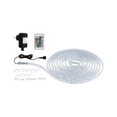 Светодиодная лента Paulmann SimpLED Outdoor Basic Set 5m IP44 13W 45lm/m 24LEDs/m RGB цена и информация | Светодиодные ленты | pigu.lt