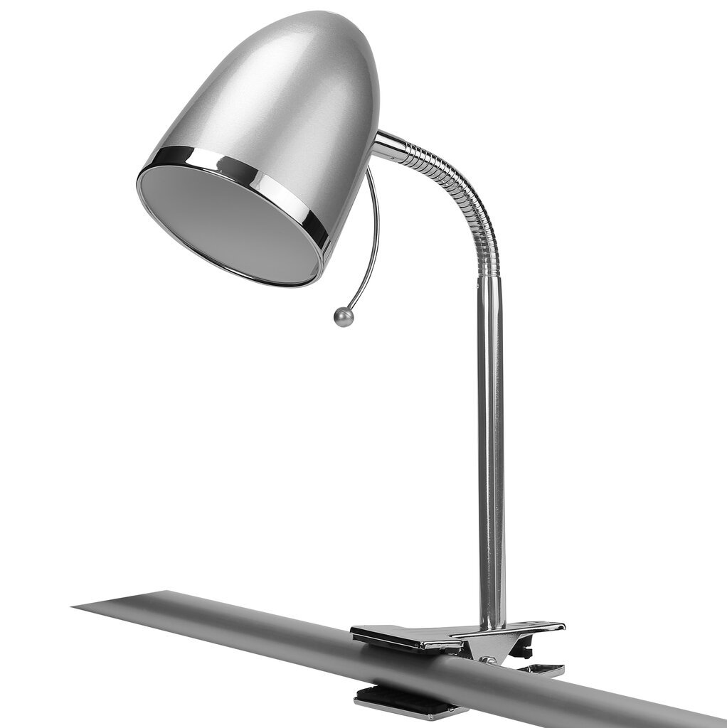 Prisegamas stalo šviestuvas G.LUX GD-2819-C sidabro sp. kaina ir informacija | Staliniai šviestuvai | pigu.lt
