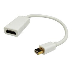 Extra Digital, Mini DP M/HDMI F, 0.2 m kaina ir informacija | Kabeliai ir laidai | pigu.lt