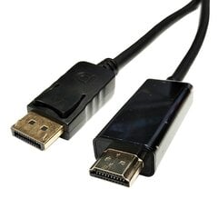 Кабель DisplayPort - HDMI, 1080P, 3m цена и информация | Кабели и провода | pigu.lt