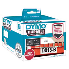 DYMO Ilgalaikės pramoninės Etiketės 59 x 102mm / (1933088/2112290) kaina ir informacija | Spausdintuvų priedai | pigu.lt