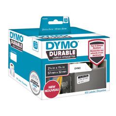 Прочные промышленные этикетки DYMO 57 x 32 мм / (1933084/2112289) цена и информация | Аксессуары для принтера | pigu.lt