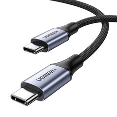 USB-C to USB-C UGREEN USB4 Cable, 240 Вт, 2 м (Black) цена и информация | Кабели для телефонов | pigu.lt